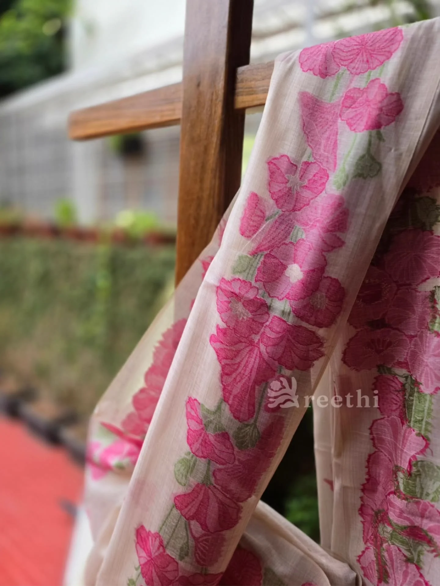 Handcrafted Organza Saree