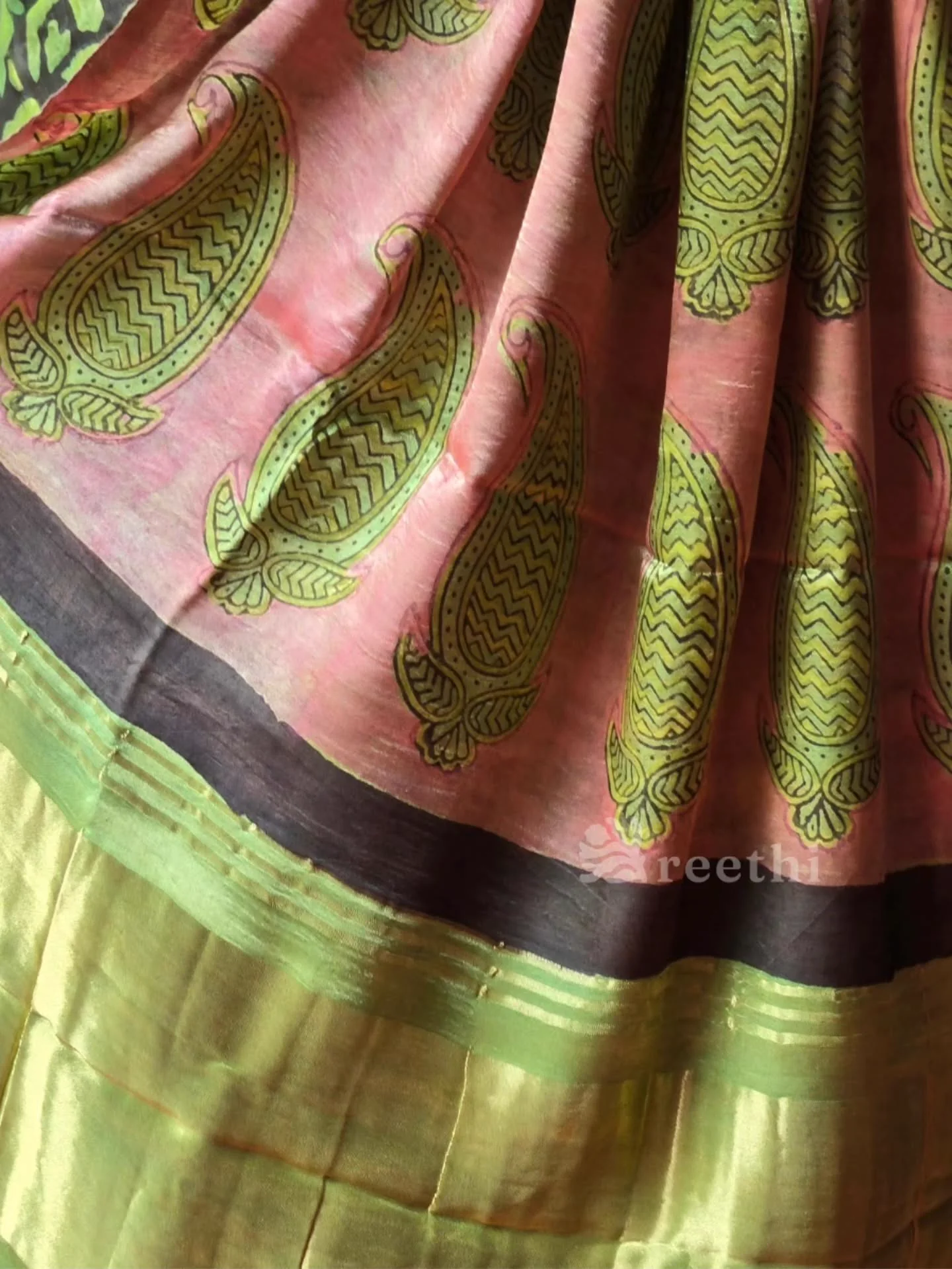 Handcrafted Organza Saree