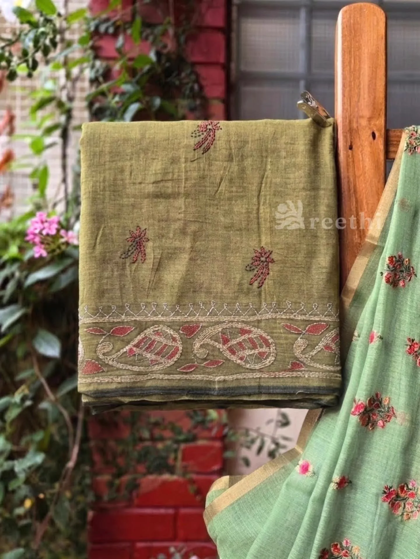 Handcrafted Organza Saree