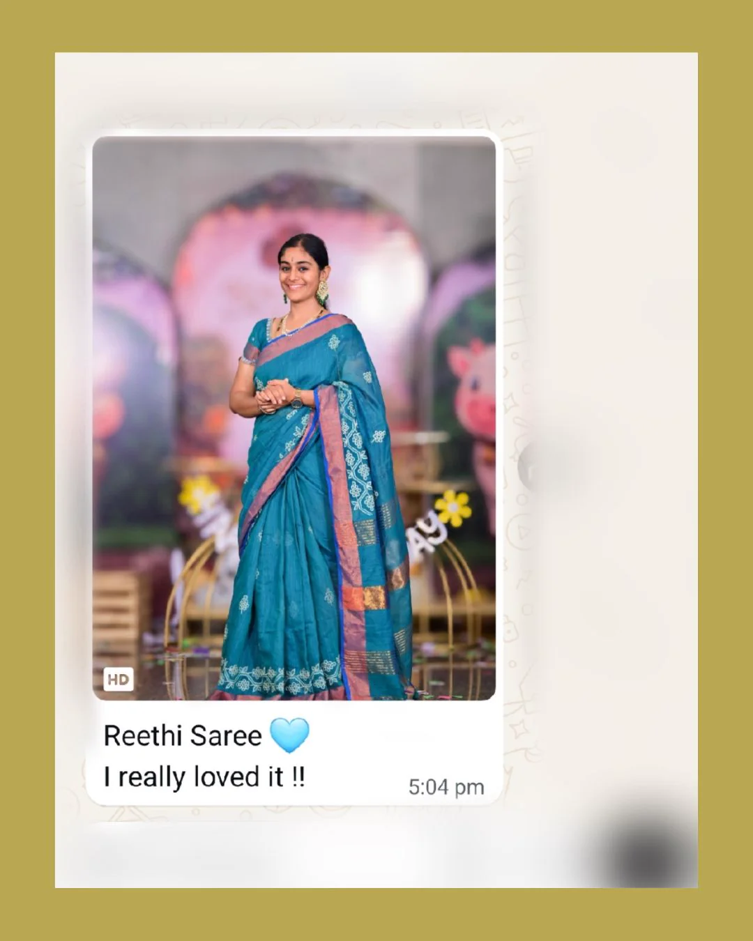 Handcrafted Silk Saree