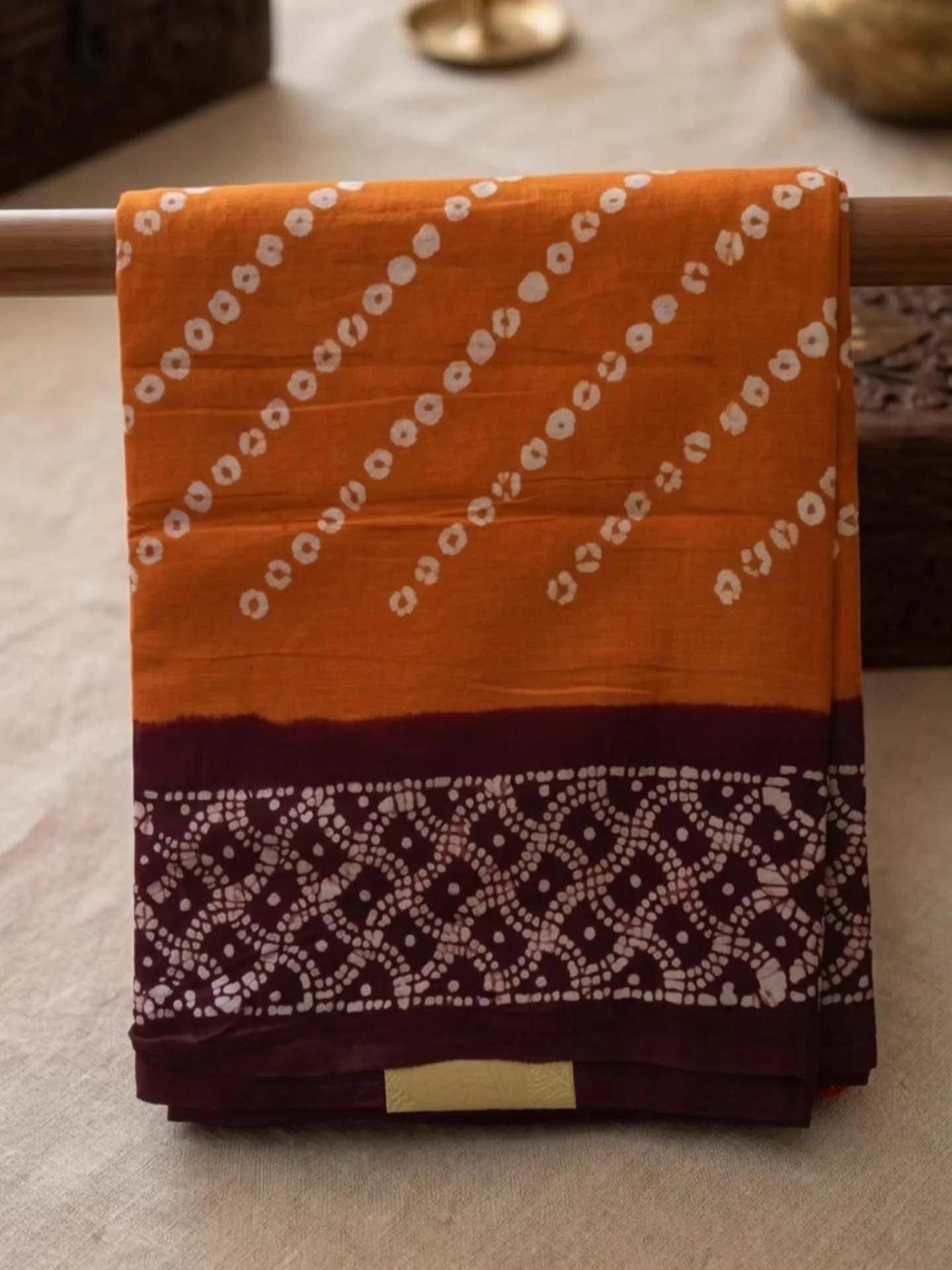 Handcrafted Organza Saree