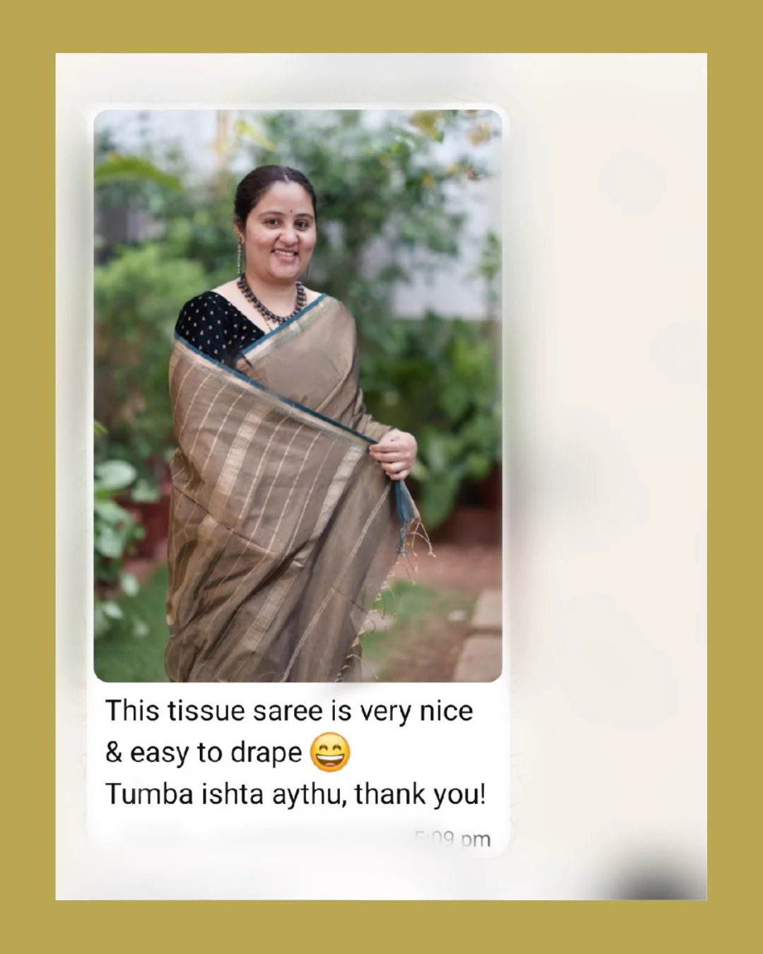 Handcrafted Silk Saree