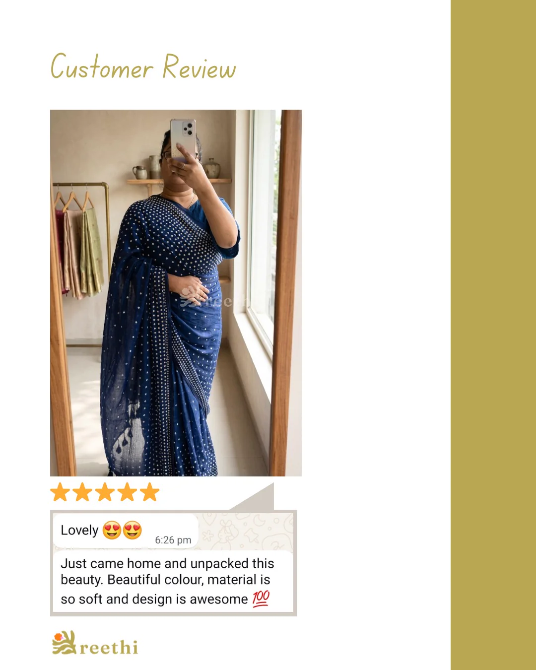 Handcrafted Cotton Saree